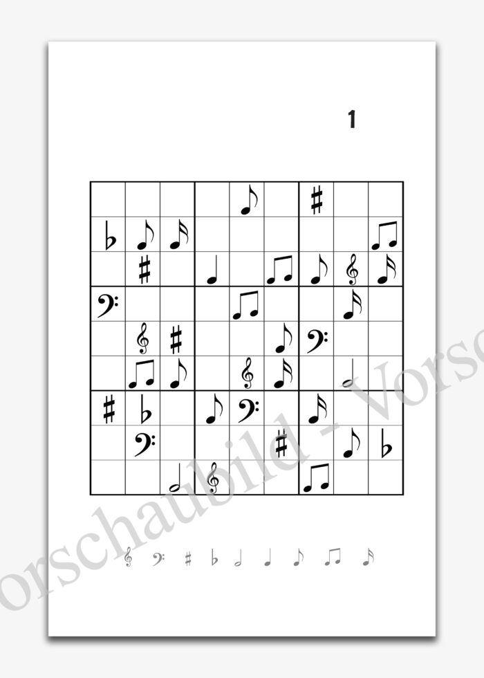 Musik-Sudoku- Seite 7
