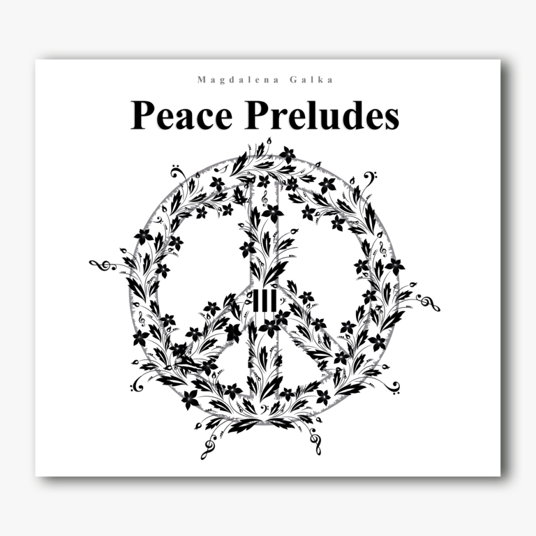 Peace Preludes Piano Solo CD Magdalena Galka Frontcover